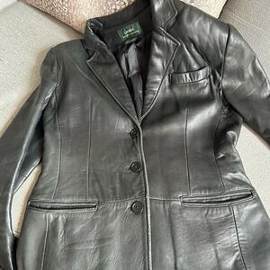 Lauren Ralph Lauren Black Blazer Tailored Suit Jacket